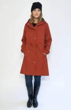 Danaalborg Raincoat Rust Red
