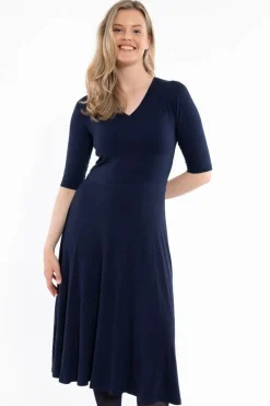 Danandersen Viscose Dress Navy
