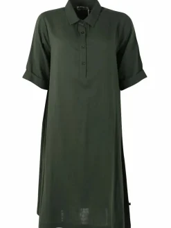 Danane Cloth Dress Dk Army