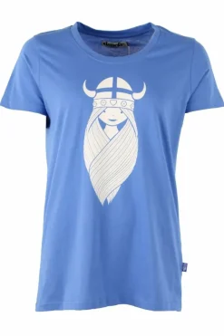 Danebasicladies Ss T Ice Blue Freja
