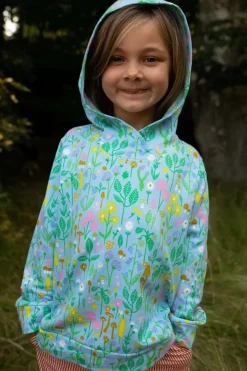 Danebirch Hoodie Light Blue Botanical