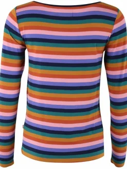 Daneboat Neck Ls Viscose Tee Takeiteasy