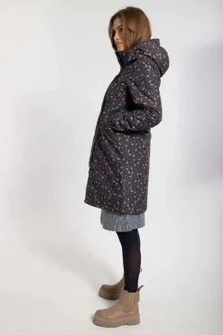 Danebrunhilde Winter Parka Navy Fleurie