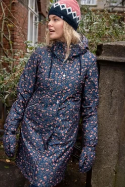 Danebrunhilde Winter Parka Navy Fleurie