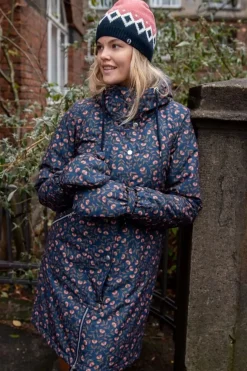 Danebrunhilde Winter Parka Navy Fleurie