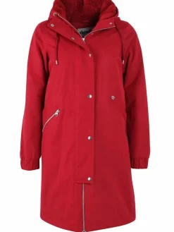 Danebrunhilde Winter Parka Dark Red