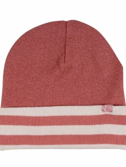 Danecarmen Beanie Rose Beige W. Glitter/Rose Beige_Offwhite