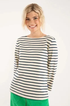 Danecarribean Heavy Cotton Tee Chalk/Navy