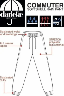 Danecommuter Rain Pants Dk Navy