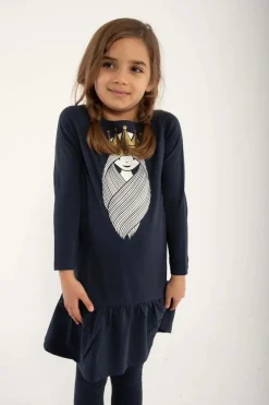 Danecookie Dress Dk Navy Prinsesse
