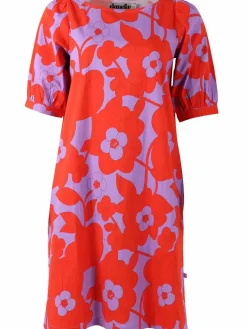 Danedal Dress Soft Viola/Bright Red Bloom Boom