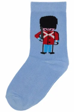 Danedanmark Kids Socks Lt Blue Soldat