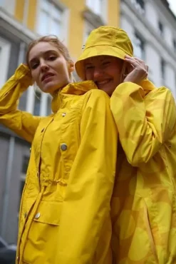 Danedith Rainjacket Mustard/Yellow Megadot