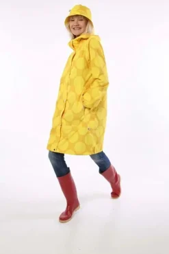 Danedith Rainjacket Mustard/Yellow Megadot