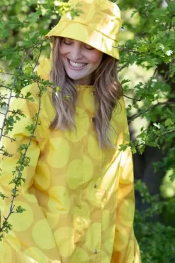 Danedith Rainjacket Mustard/Yellow Megadot