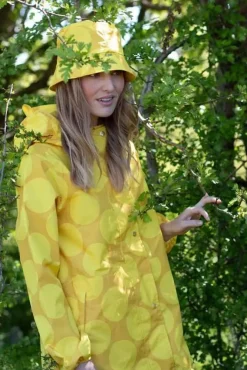 Danedith Rainjacket Mustard/Yellow Megadot