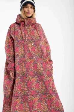 Danedream Drops Rain Poncho Berrygood Pink