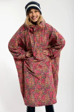 Danedream Drops Rain Poncho Berrygood Pink