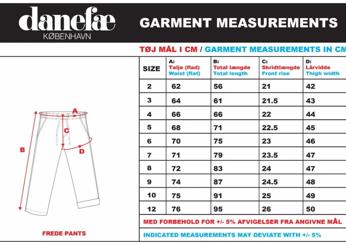 Danefrede Cord Pants Dk Navy