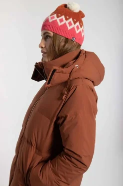 Daneget Down Winter Coat Beige Rose