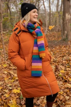 Daneget Down Winter Coat Rust