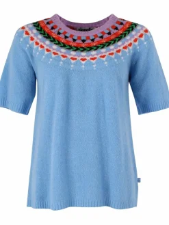 Danegooddeed Wool Sweater Tee Iceblue