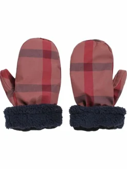 Danehandy Mittens Beige Rose/Dark Navy/Redwine