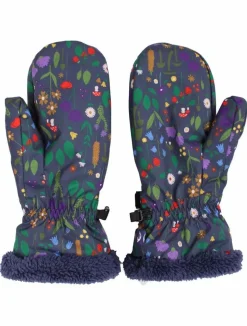 Danehandy Mittens Grey Marine Botanical