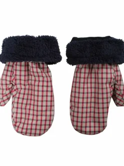 Danehandy Mittens Lt Beige/Dk Navy/Xmas Red