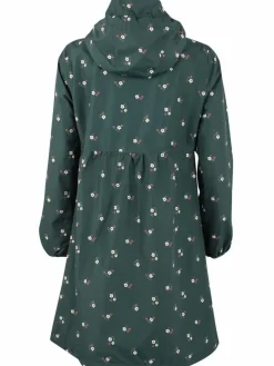 Danehelen Rainjacket Deep Forest Miniflower