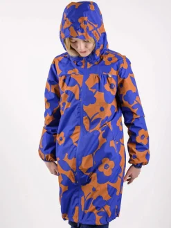 Danehelen Rainjacket Occer/Royal Blue Bloom Boom
