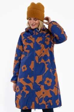 Danehelen Rainjacket Occer/Royal Blue Bloom Boom