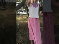 Danehope Cotton Knit Sweater Tee Chalk