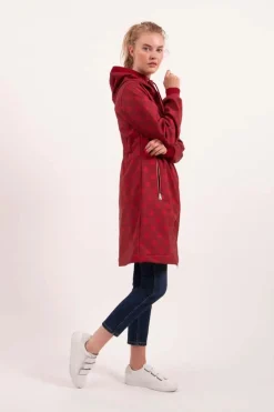 Danejane Softshell Dark Red/Red Dots