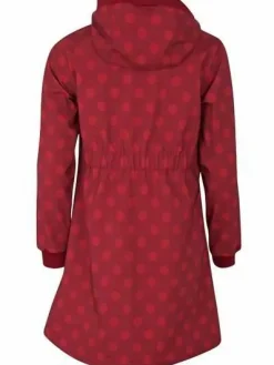 Danejane Softshell Dark Red/Red Dots