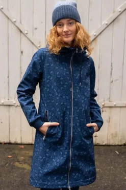 Danejane Softshell Marine Fleurie