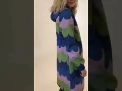 Danejane Softshell Olive/Soft Viola Puffy Clouds