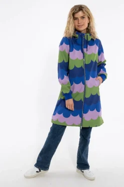 Danejane Softshell Olive/Soft Viola Puffy Clouds