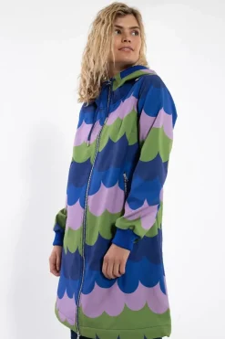 Danejane Softshell Olive/Soft Viola Puffy Clouds