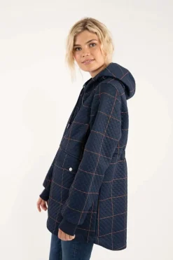 Danejohanne Thermo Anorak Navy/Occer Large Plaid