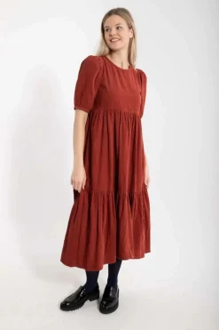 Danejuli Cord Dress Old Rose