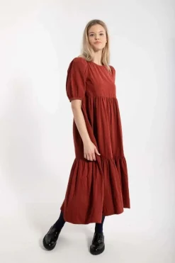 Danejuli Cord Dress Old Rose