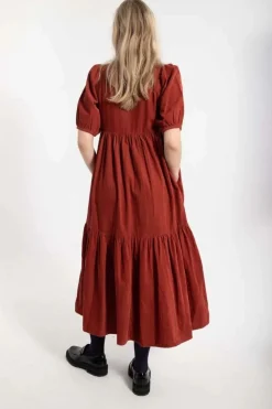 Danejuli Cord Dress Old Rose