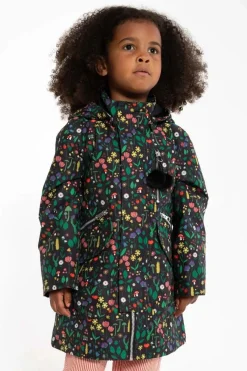 Danekirstine Midseason Jacket Black Botanical
