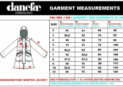 Danekirstine Winter Jacket Green/Chalk Dots