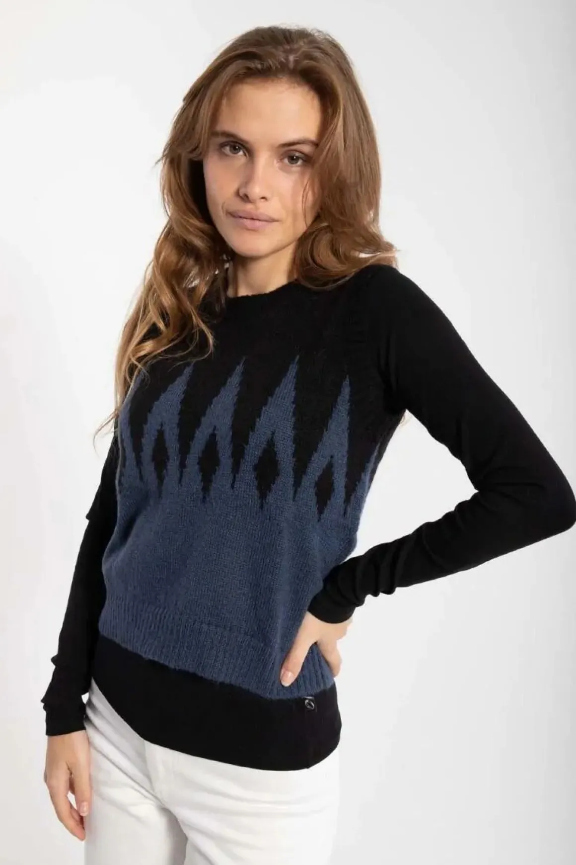 Daneklaksvik Icicles Vest Black/Marine