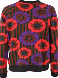 Daneklausen Moleton Sweat Rust/Viola Power Flower
