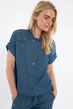 Danelena Chambrey Shirt Dk Indigo