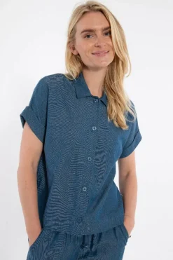 Danelena Chambrey Shirt Dk Indigo