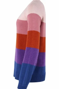 Danelisa Wool Sweater Rose Beige/Old Rose/Rust/Purple